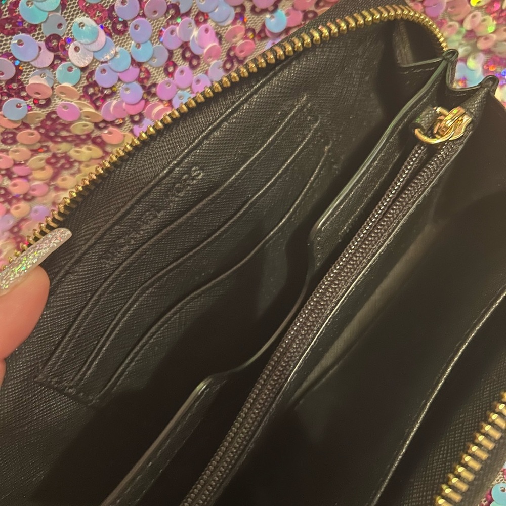 Michael Kors Black Wristlet Wallet - Picture 4 of 10